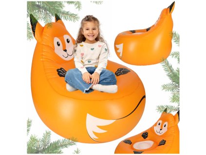 BESTWAY 75116 Nafukovacie pufovacie kreslo Fox