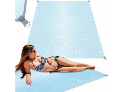 Plážová prikrývka bez piesku XXL 200x200cm