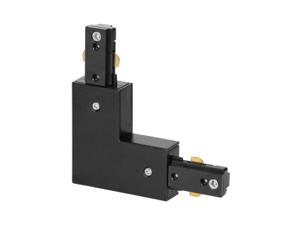 Čierny ľahký L-kus koľajnicový