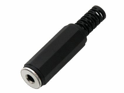 Audio jack do panelu plastový 2205-