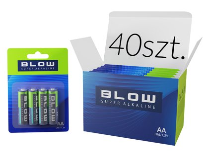 AA Alkalické Batérie LR6 v Blistri 4 ks