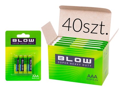 AAA batérie super heavy duty blister 4ks
