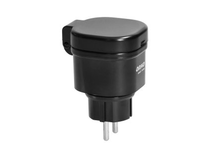 Vonkajšia bezdrôtová zásuvka IP44 so vstavaným prijímačom