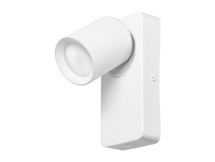 Biela nástenná lampa GU10, 12W, IP20