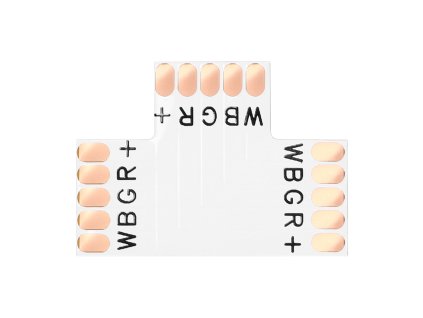 RGBW LED Spojka "T" 12mm na Pásy