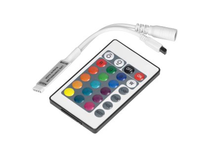Bezdrôtový RGB LED ovládač s diaľkovým.