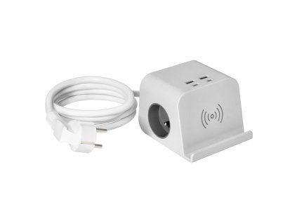 Stolová USB zásuvka s nabíjačkou a svorkou