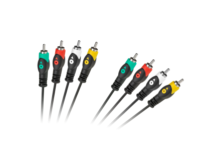 Audio kábel 4x RCA - 4x RCA 1,8 m Cabletech L-KPO3906-1-8