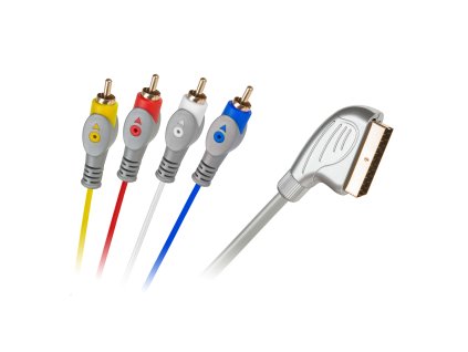 Kábel Euro-4RCA 1,5 m slza