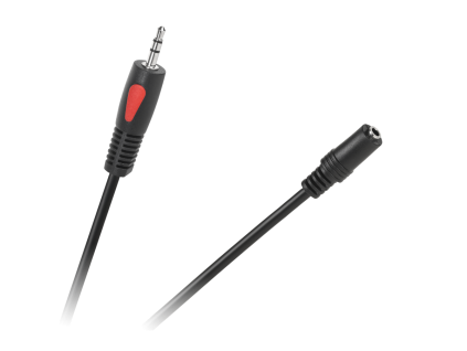 Predlžovací audio kábel Jack 3,5 mm samec–samica 3 m Cabletech Eco-Line L-KPO4006-3-0