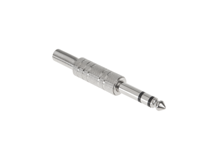 Jack konektor 6,3 mm stereo kovový Cabletech L-WTY0020-1