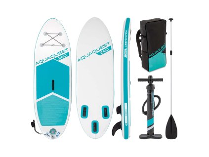 Paddleboard Aqua Quest 240 Youth 244 x 76 x 13 cm Intex 68241