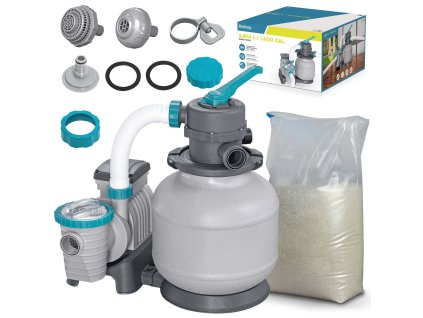 Piesková pumpa 6056 l/h Bestway 58497 +piesok 25kg