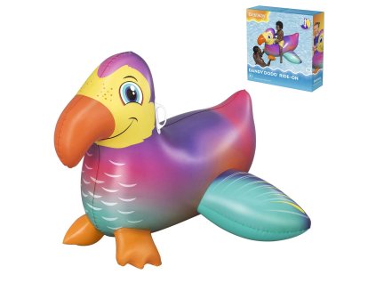 Nafukovací matrac na plávanie pre deti vodný tukan 141 cm Bestway