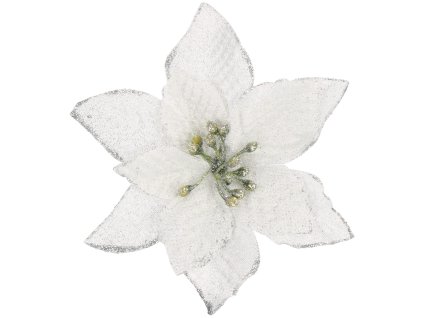 Vianočná ozdoba "Poinsettia" 13x13 cm