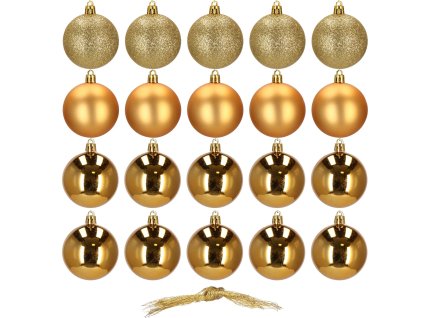 CA0094 CHRISTMAS TREE ORNAMENTS 4 CM 20 PCS.