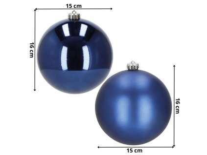CA1180 VIANOČNÉ GULE 15 CM 2 KS.