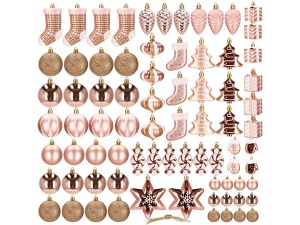 24820 ca0852 zestaw bombek choinkowych 77 szt M0