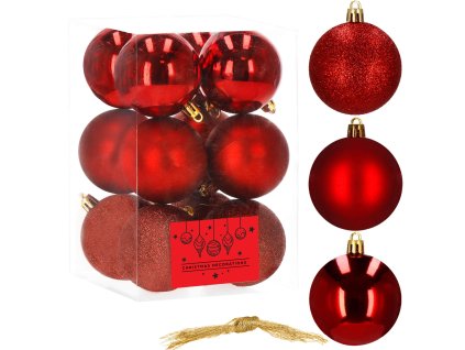 CA0001 VIANOČNÉ GULE 6 CM 12 KS.