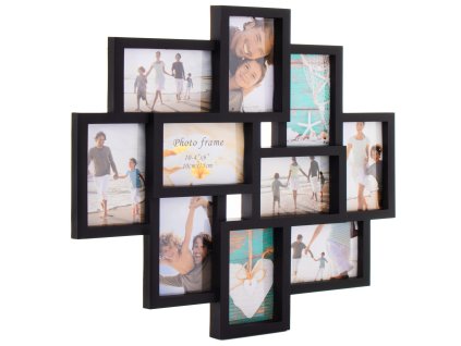 13028 pf0014 ramka na 10 zdjec czarna M0