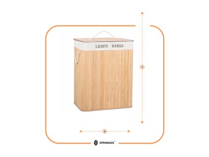 HA0032 BAMBUSOVÝ KÔŠ NA PRÁDLO