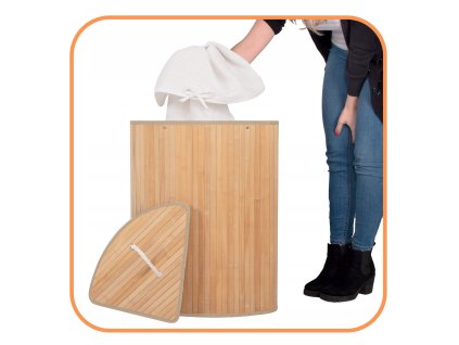 HA0063 BAMBUSOVÝ KÔŠ NA PRÁDLO