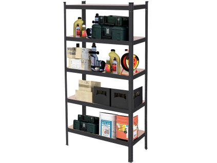 HA5261 REGÁL 150 x 75 x 30 CM 5 POLÍC