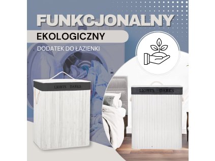 HA7505 BAMBUSOVÝ KÔŠ NA PRÁDLO