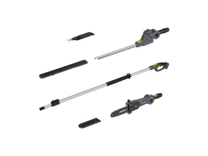 Teleskopické akumulátorové nožnice + píla 2v1 Rebel