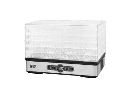 Sušička na huby, zeleninu, ovocie, 400W, 5 sít, displej, teplovzdušný ventilátor, TEESA