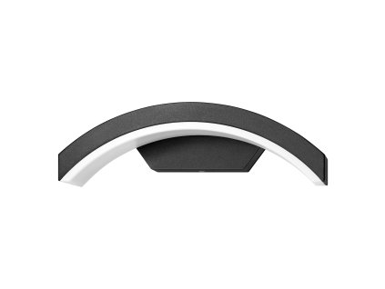 PILEA LED 9W, záhradná lampa, 700lm, IP54, 4000K, čierna