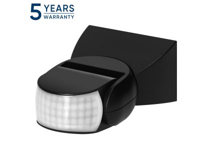 Nastaviteľný PIR pohybový senzor 360°/180°, IP65, 1200W, čierny, TUYA Smart Wi-Fi