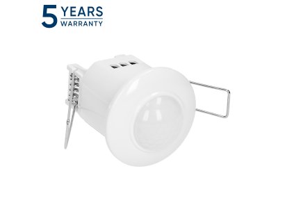 MINI stropný PIR detektor pohybu a prítomnosti, 360°, IP20, 800W