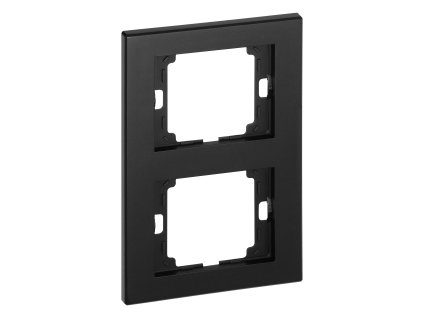 Dvojitý vertikálny rám Onyx, Ra-2OP, čierny