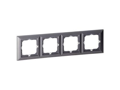 Rám Pearl, 4-modulový, antracit O-OR-OE-7720/4/A