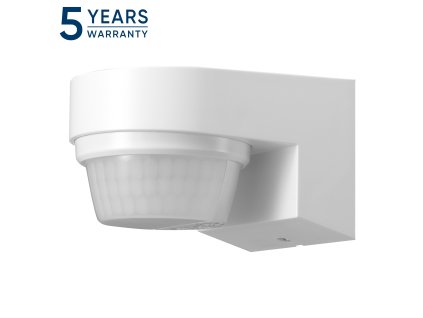 Senzor pohybu 240°, IP65, 2000W, 10m, biely