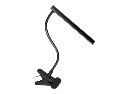 TERI II LED, stolová lampa s klipom, 5W, 260lm, 4000K, čierna