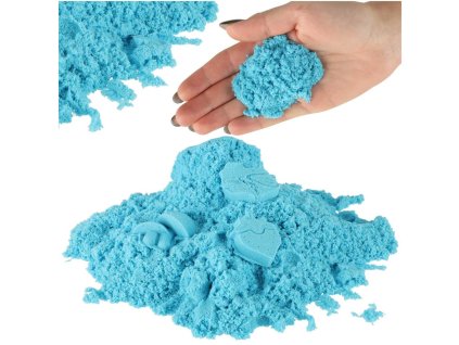 Kinetický piesok 1 kg vo vrecku modrý