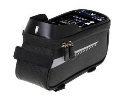 Vodotesný držiak telefónu v brašni na bicykel