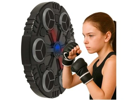 Boxerský štít nástenný tréner hudba Bluetooth LED USB
