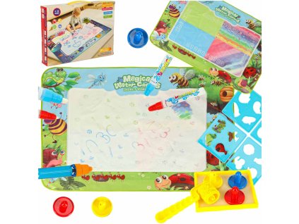 Mata wodna do malowania rysowania woda mazaki pieczatki szablony walek 120x90cm laka 173984