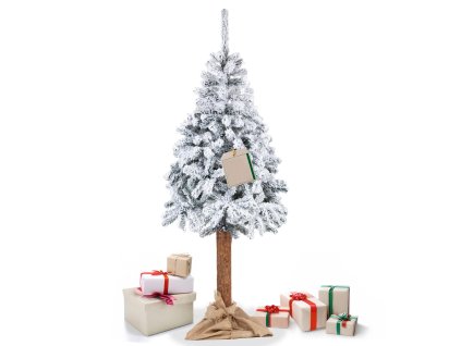 CT0203 ZASNIEŽENÝ SMREK NA KMENI 220 CM