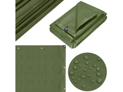 186480 ga2182 plandeka 4 x 5 m zielona M0