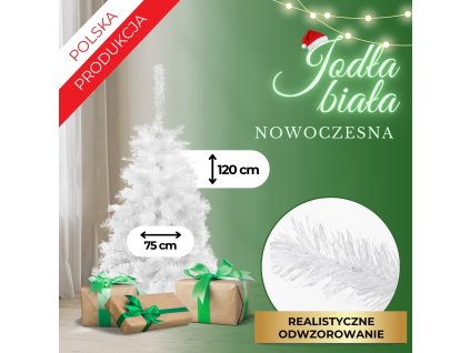 CT0228 STROM JEDĽA BIELA 120 CM