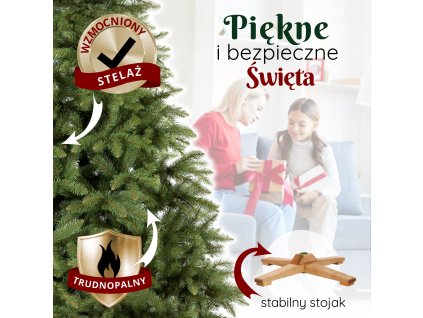 PREMIUM SKANDINÁVSKY SMREK 180 CM