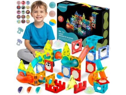 Magnetické kocky s podsvietením RK-763 Ricokids