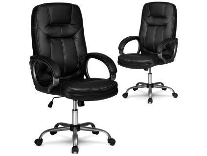 Koženné kancelárske kreslo Sofotel 355 čierne