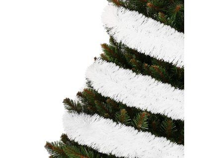 Vianočná reťaz na stromček 6 m biela S-CA0927