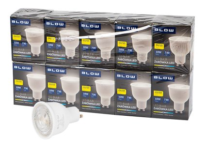 LED žiarovka GU10 10W 230V neutrálna 10ks
