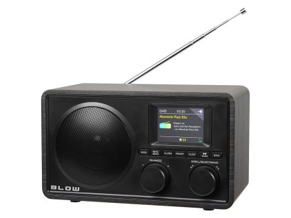 Prenosné kuchynské rádio FM/DAB+ BLOW RK5 BT čierne